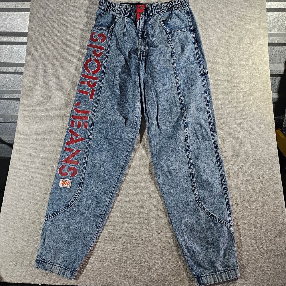 Vintage 80s Levi’s Acid Wash Sport Jeans Jogger Jeans Mens Large 34 Retro USA